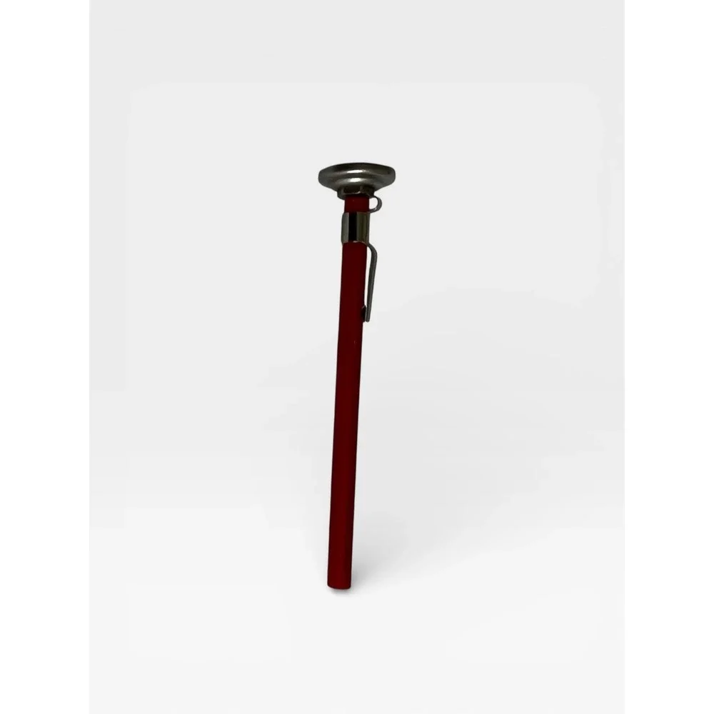 Taylor‎ 6072 Analog Pocket Thermometer 0-220 F Red Sleeve NSF Stainless Steel